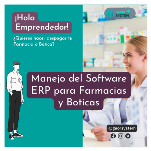 Software ERP para Farmacias,Boticas y Droguerías